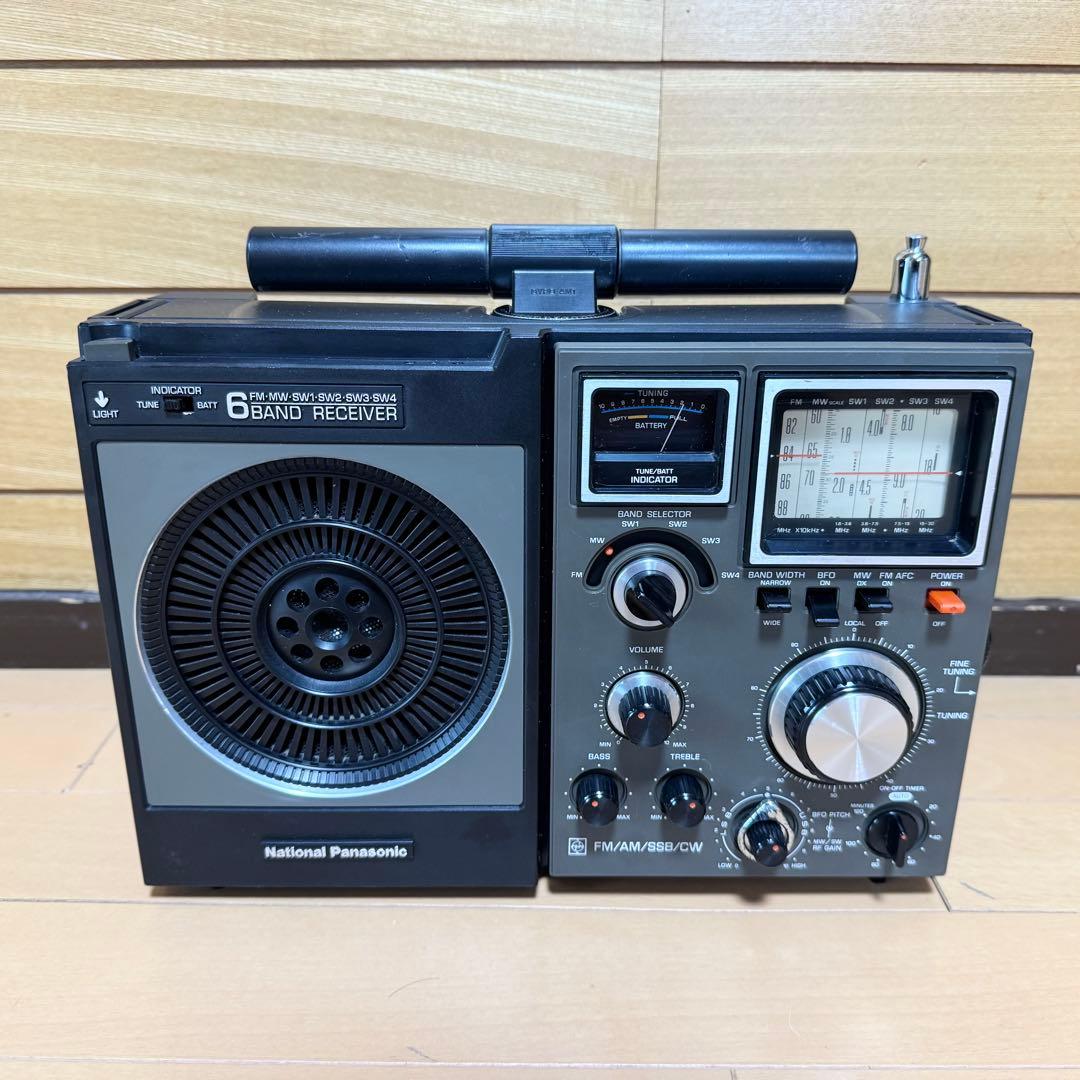ナショナル6バンドBCLラジオ　クーガ118D　RF-1188【美品 ジャンク】