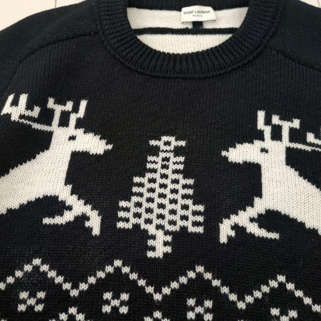 サンローラン　ノルディックセーター