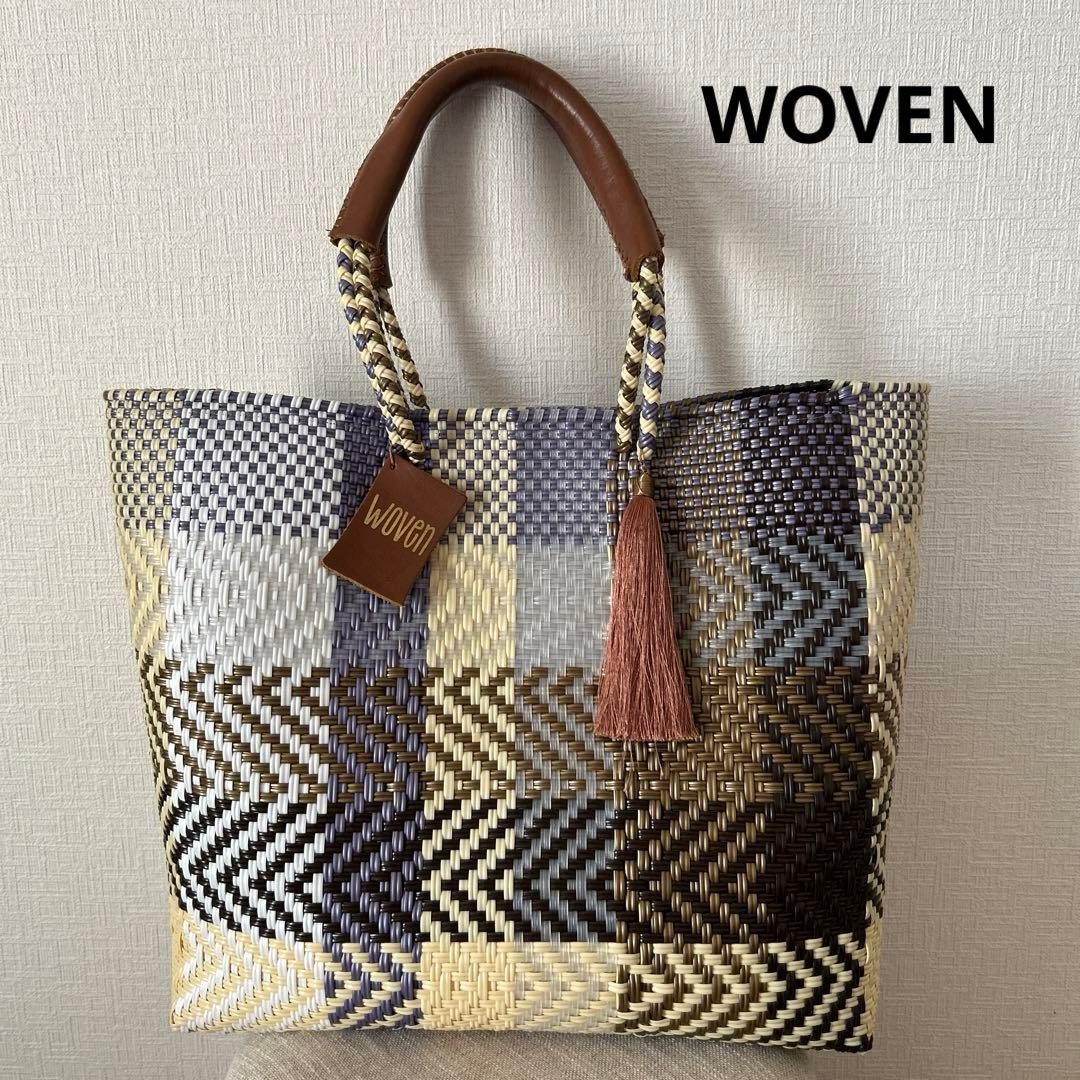 【美品】 WOVEN メルカドバック