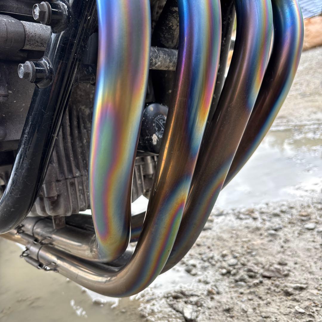 ワイバン　チタンフルエキ　CB400SF NC42