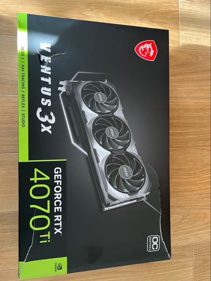 グラフィックボード・グラボ・ビデオカード MSI GeForce RTX 4070 Ti OC12GB