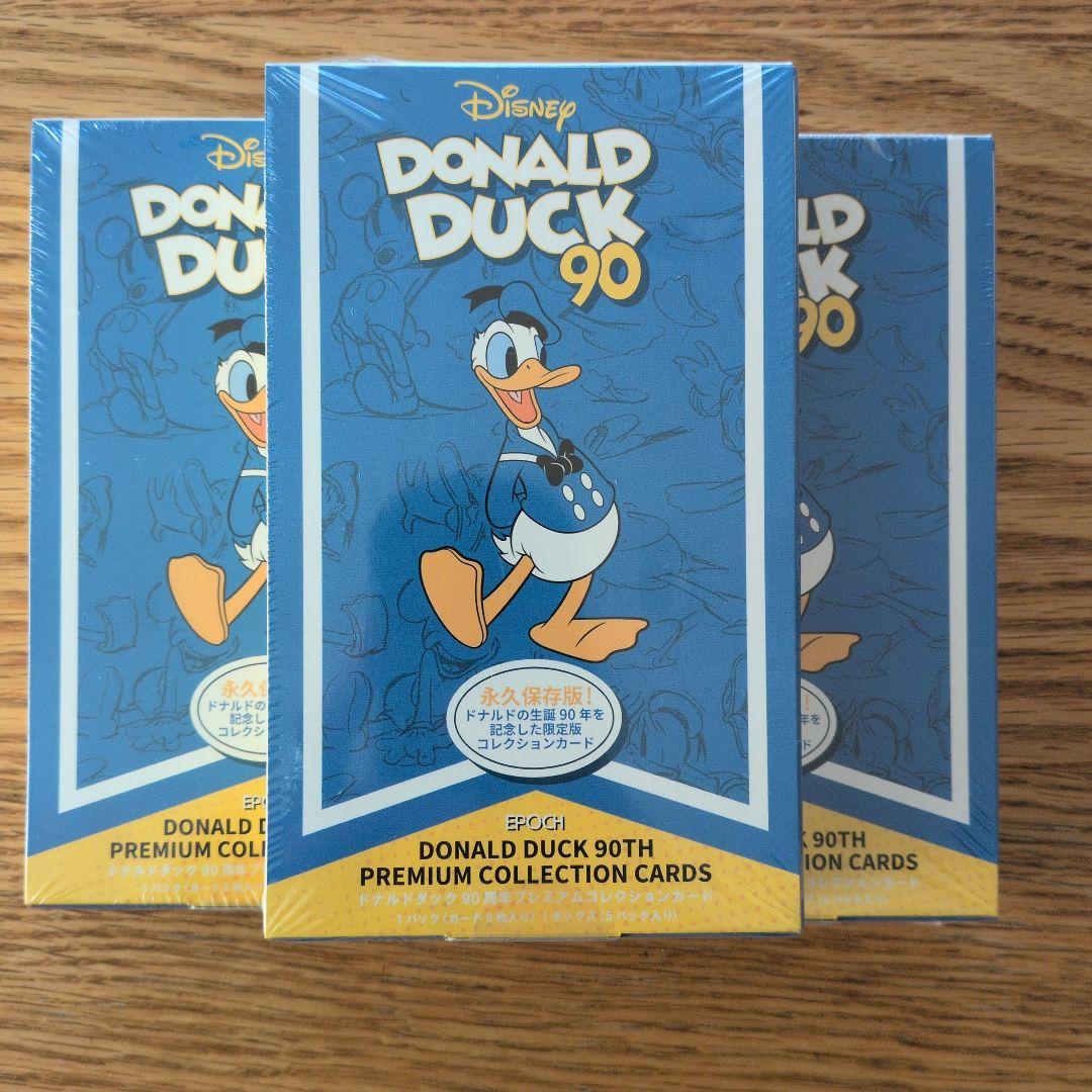 ドナルドダック 90周年プレミアム コレクションカード BOX