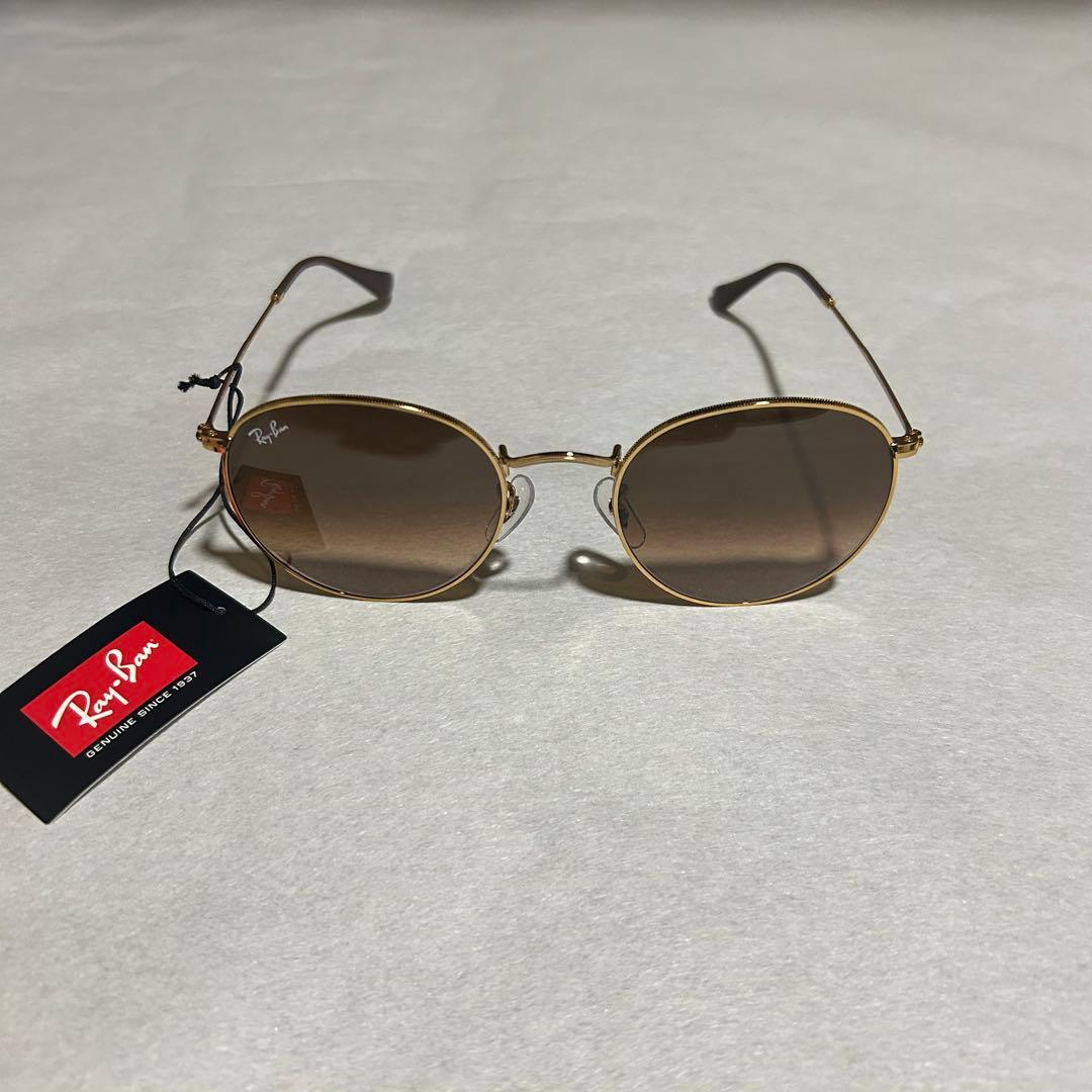 【正規店購入】Ray-Ban ラウンドメタル グラデーションRB3447
