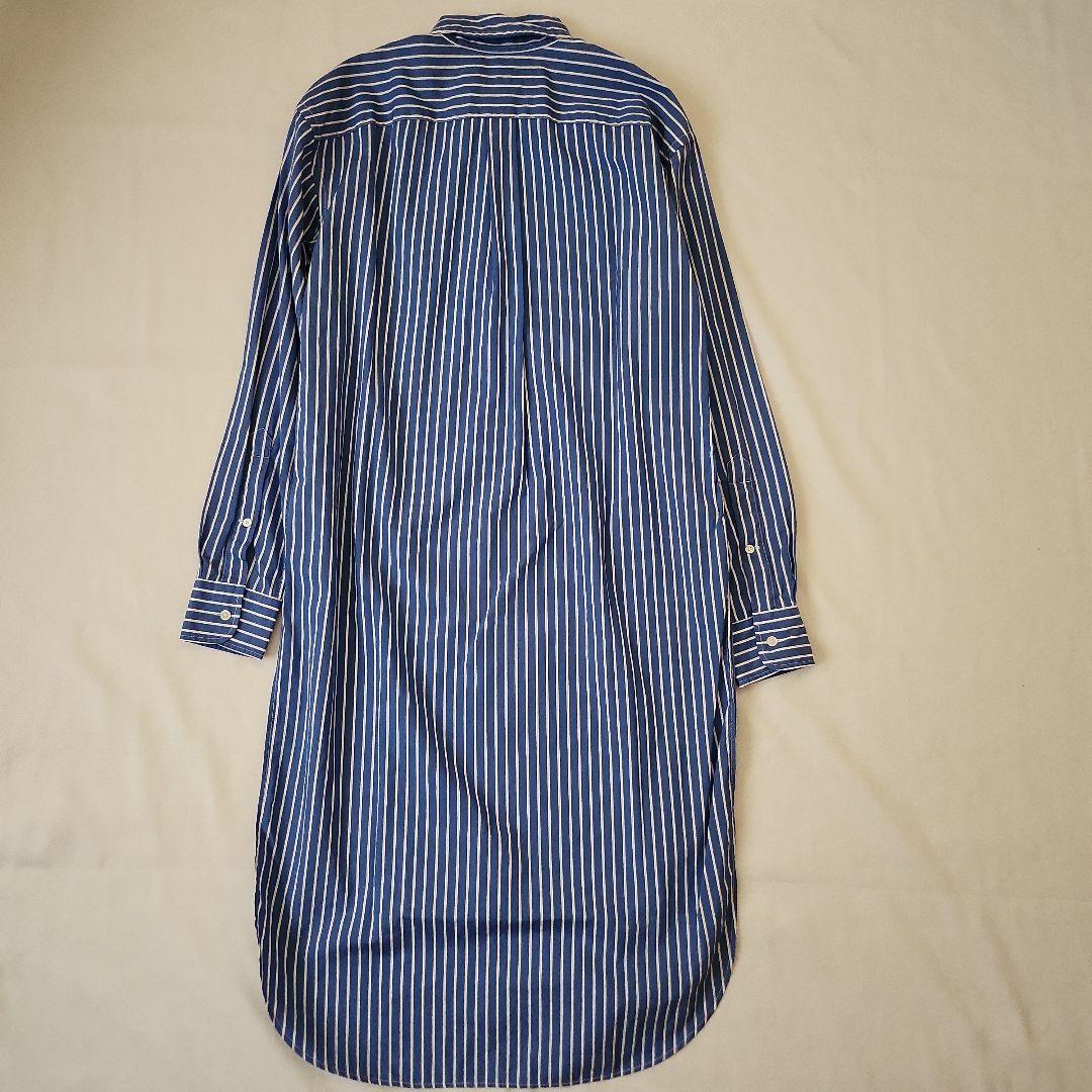 美品❤ポロラルフローレン　ストライプ コットン100％シャツワンピース