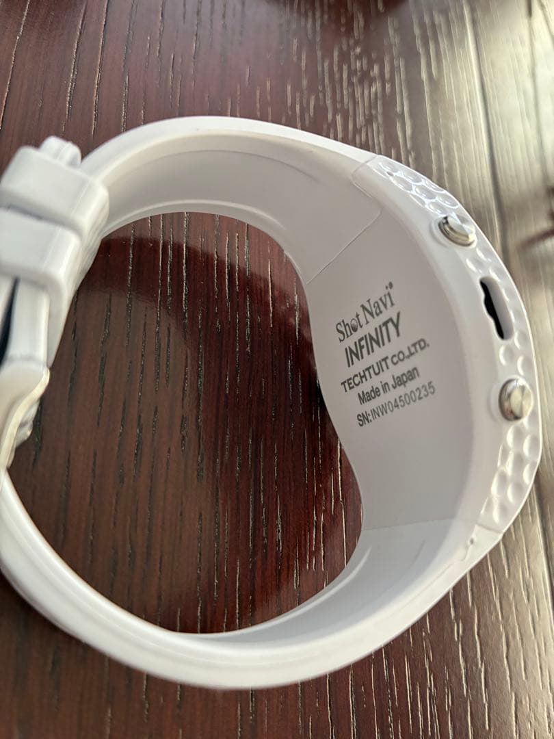 【超美品】Shot Navi INFINITY GPSゴルフナビ距離計　ホワイト