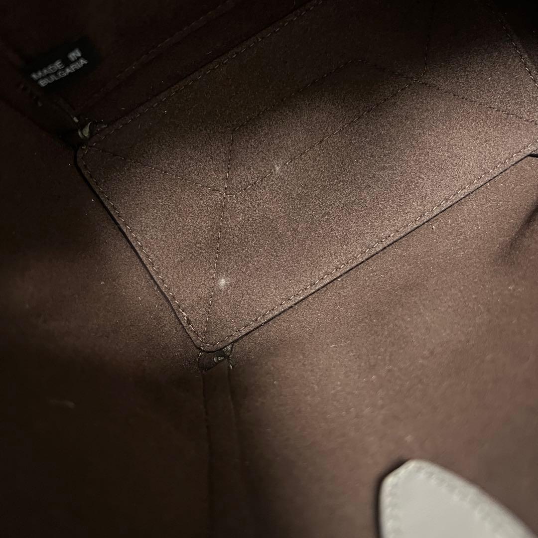 極美品✨フルラ ネット ミニ ハンドバッグ レザー スエード ハートチャーム付き