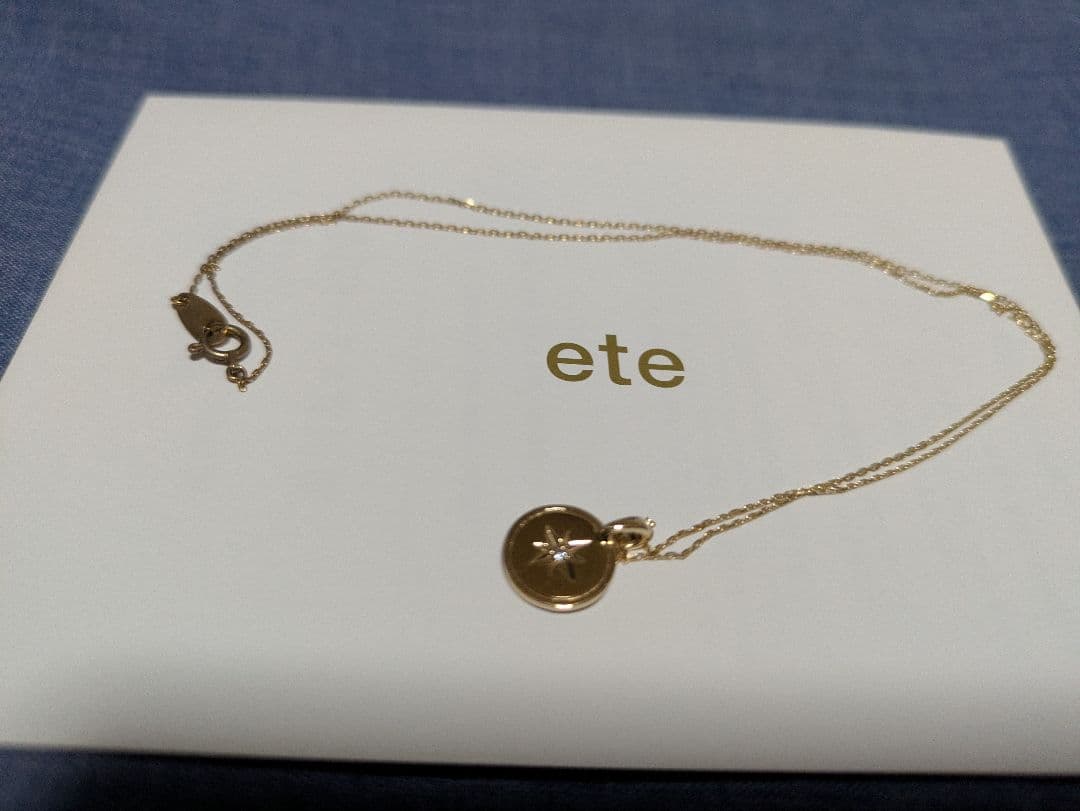 ete k10 ダイヤモンドネックレス
