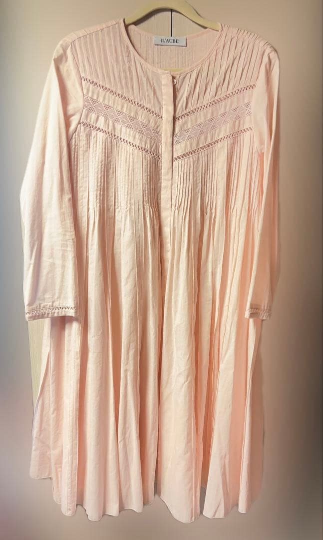 ワンピース laubeblanc Pin-tuck Lace Mini Dress