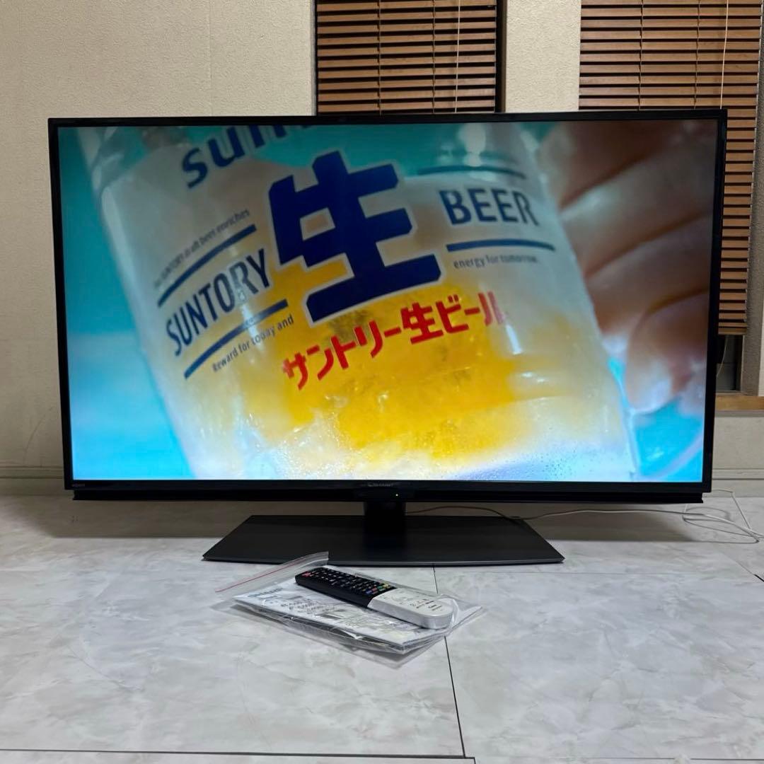送料込 SHARP AQUOS 45V型 4K液晶テレビ Android TV