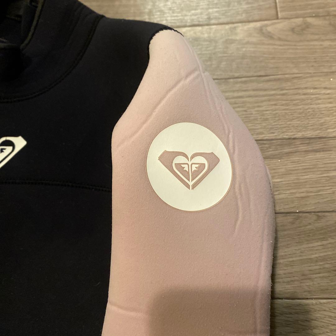 ロキシー　ウェットスーツ　ジャーフル　黒×マーブルピンク　3ミリ　Mサイズ