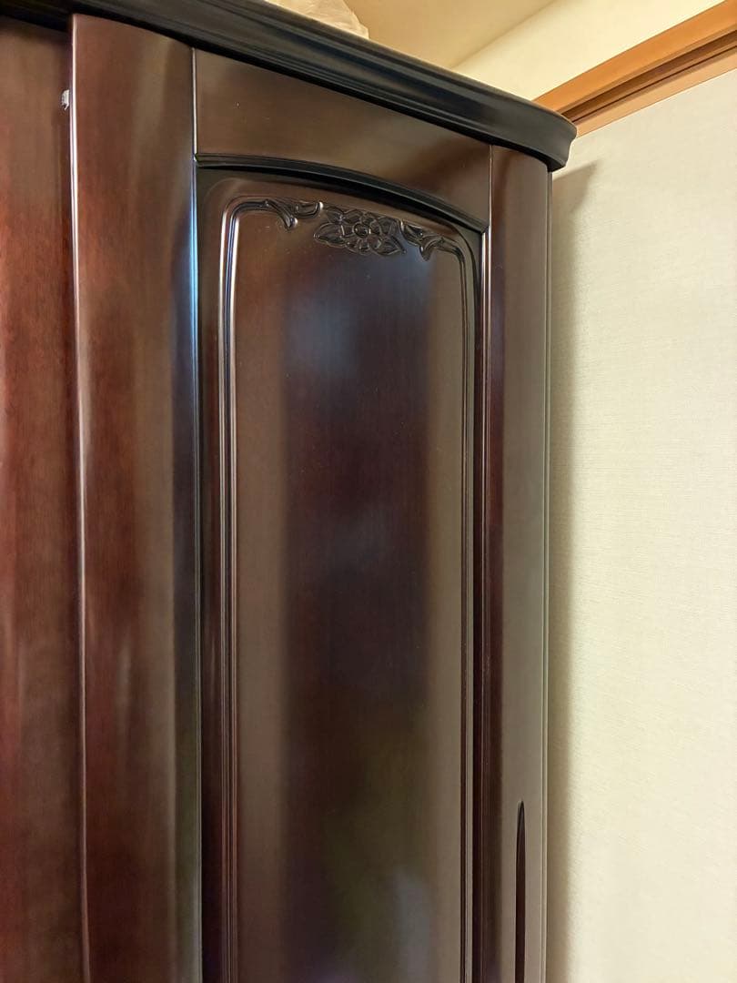 婚礼家具　洋ダンス　ワードローブ　洋服ダンス　府中家具　昭和レトロ　天然木家具