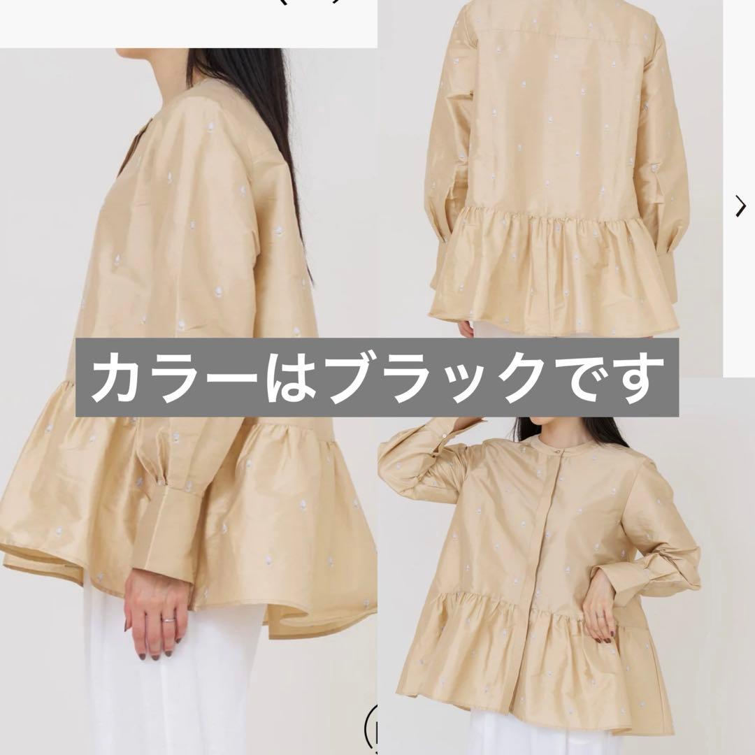 ヌキテパ Poly Dupion Zari Embroidery Blouse