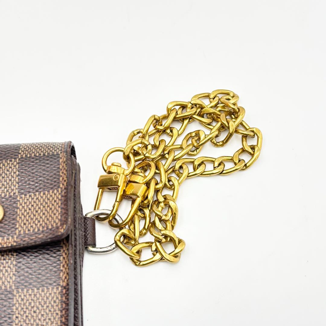 LOUIS VUITTON ポルトフォイユ アコルディオン チェーン　長財布