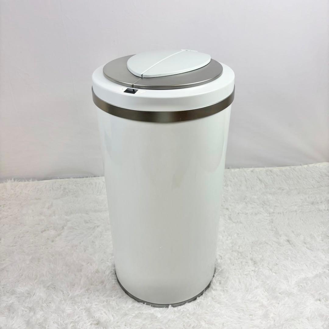『美品』元値1.5万円！ ZitA ジータ 自動開閉 ゴミ箱 45L ホワイト