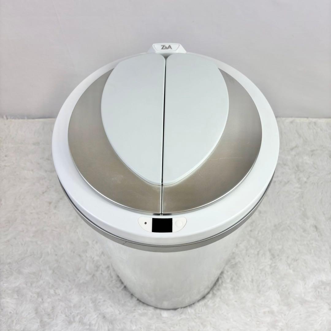 『美品』元値1.5万円！ ZitA ジータ 自動開閉 ゴミ箱 45L ホワイト