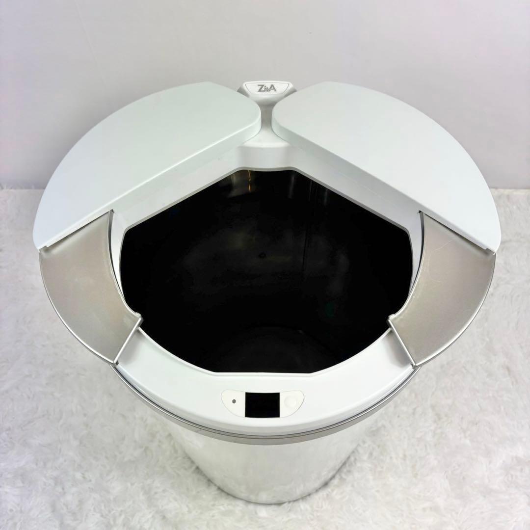 『美品』元値1.5万円！ ZitA ジータ 自動開閉 ゴミ箱 45L ホワイト