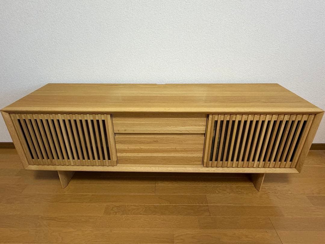 カリモク ピュアオーク材 TVボード 北欧モダンスタイル