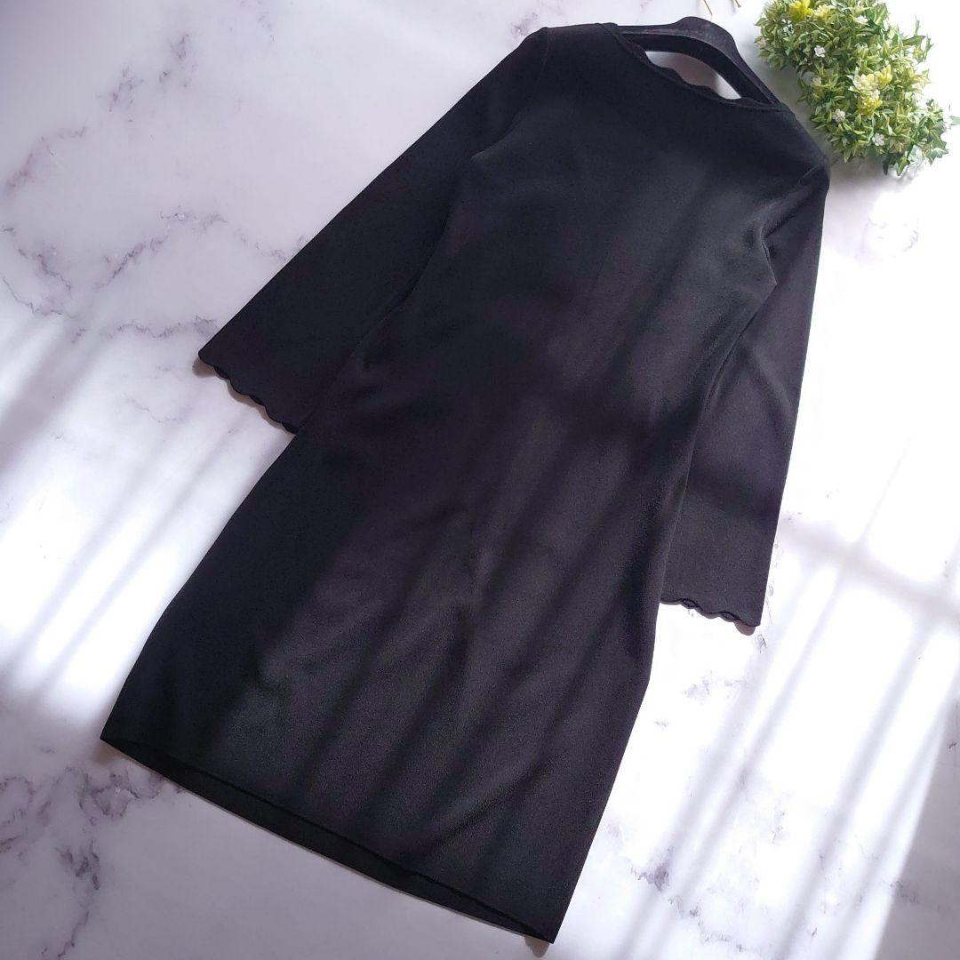 近年 定価8.3万 エポカ サークルレースコンビニットドレス ワンピース 40