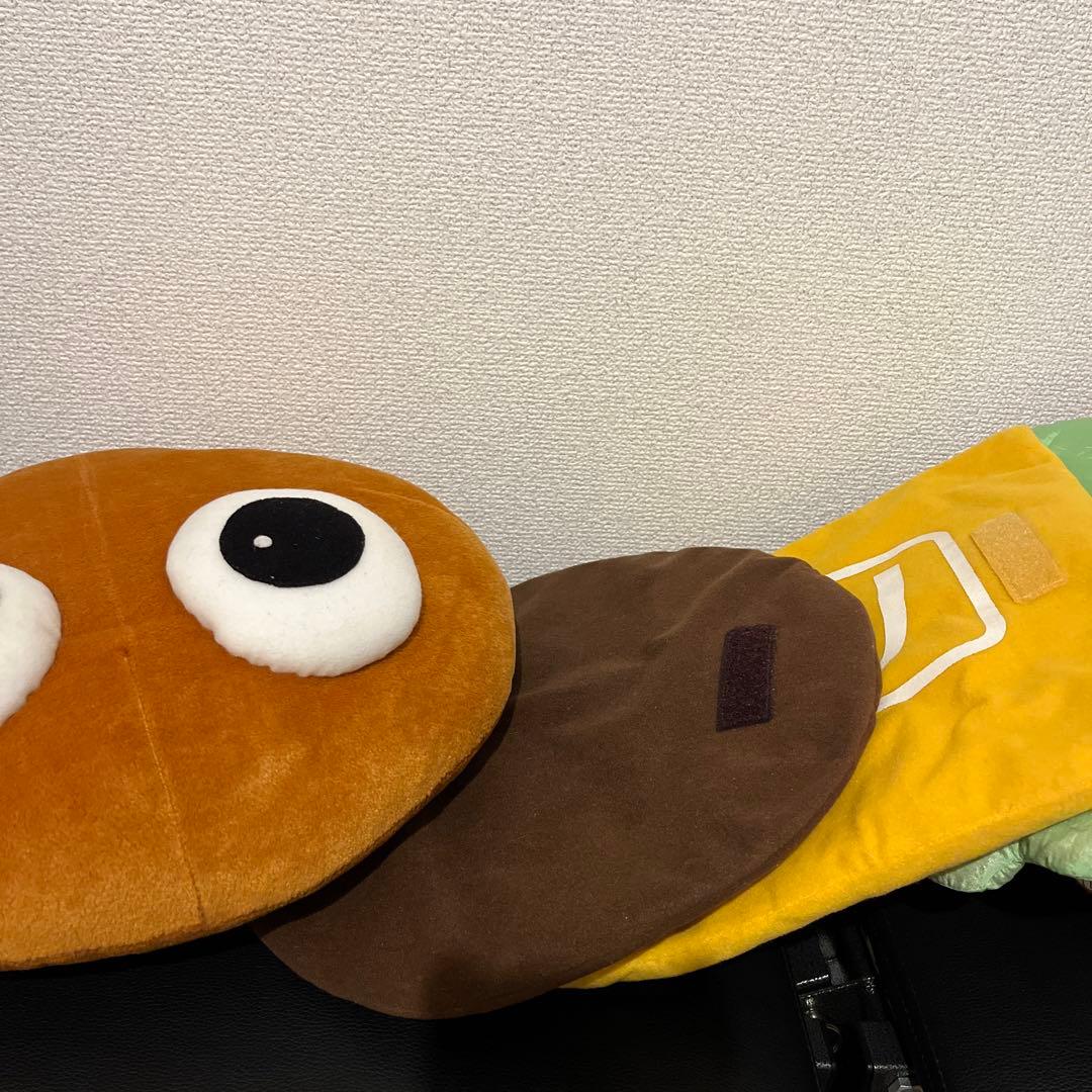 j*h様 マクドナルド　ぬいぐるみ　クッション　ハンバーガー　レア　非売品　希少