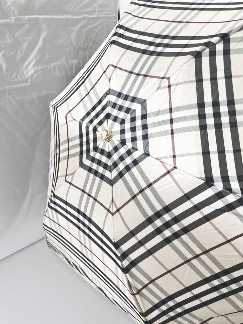 【ほぼ新品】Burberry 折り畳み傘 バーバリー【ビニール付】