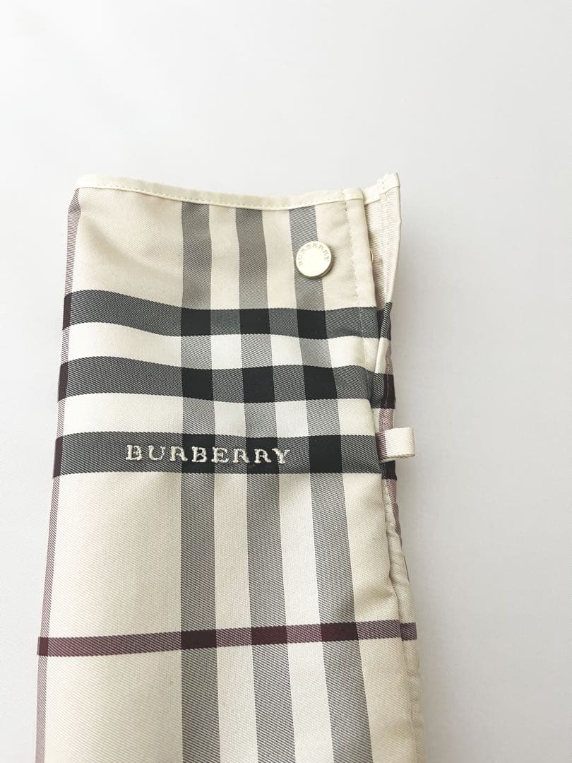 【ほぼ新品】Burberry 折り畳み傘 バーバリー【ビニール付】
