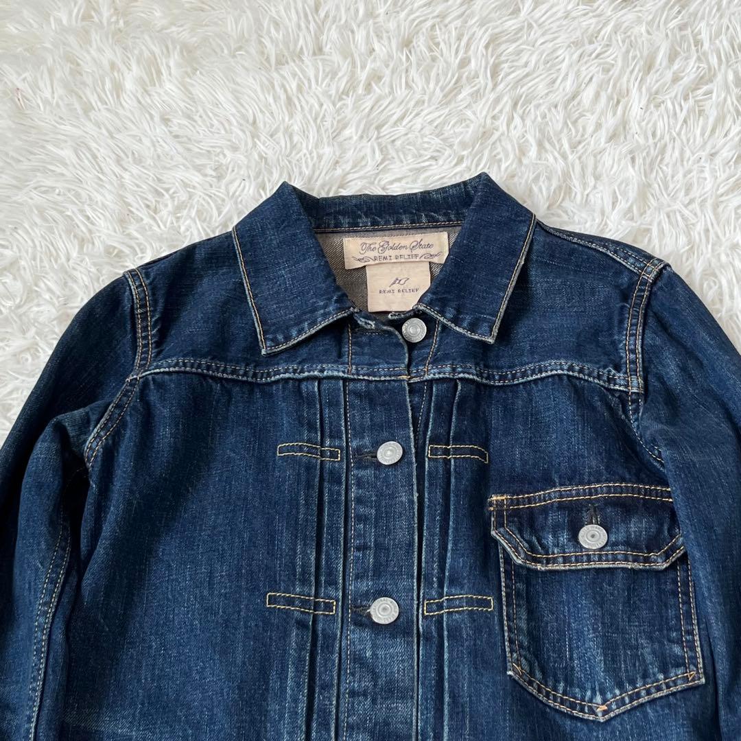 REMIレミレリーフ　ファースト　Gジャン　デニム　ジャケット.