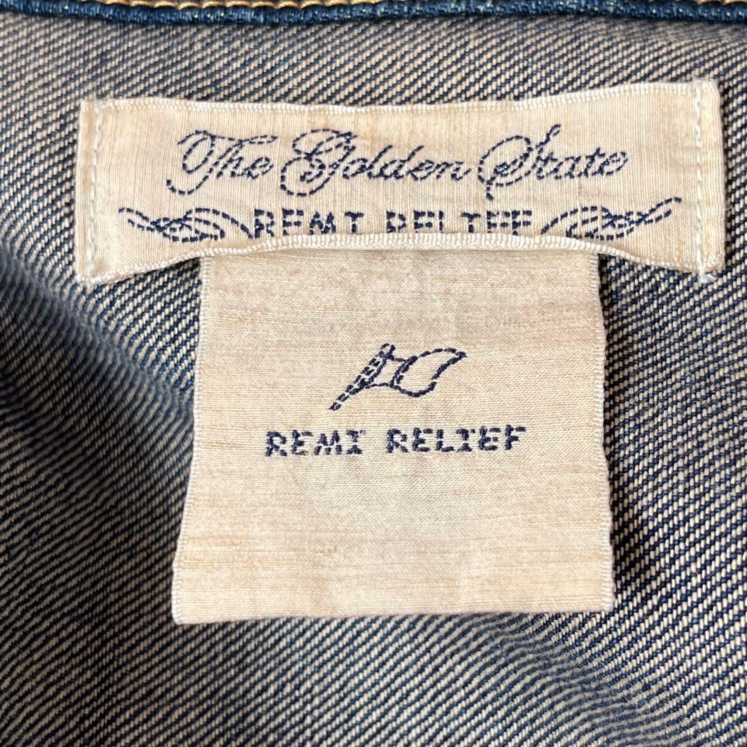 REMIレミレリーフ　ファースト　Gジャン　デニム　ジャケット.