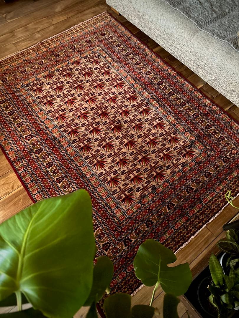 トライバルラグ　ヴィンテージラグ　アフガンラグ　バルーチ族　プリミティブアート