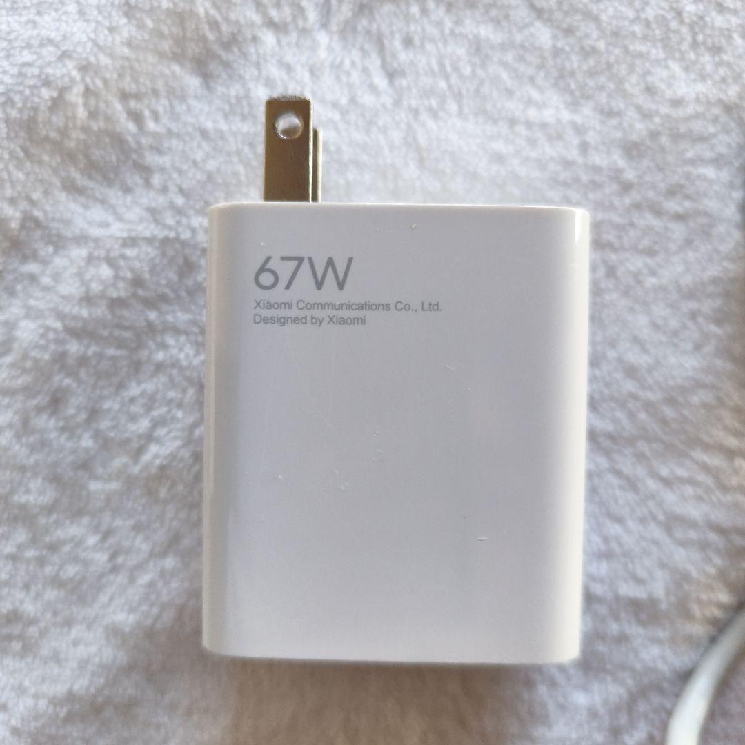 Xiaomi 13t アルパインブルー XIG04 simフリー 純正充電器付き