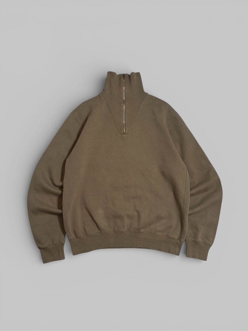 トップス 90s agnes b. homme highneck halfzipsweat