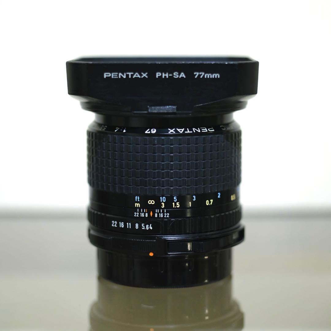 k*様 【美品】smc PENTAX67 55mm f4 マウントアダプター付き