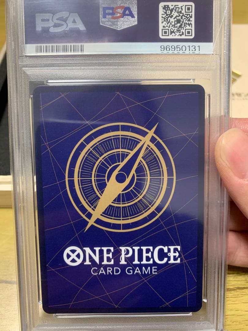 ワンピースカード　モンキー・D・ルフィWANTED ALT.ARTのPSA10