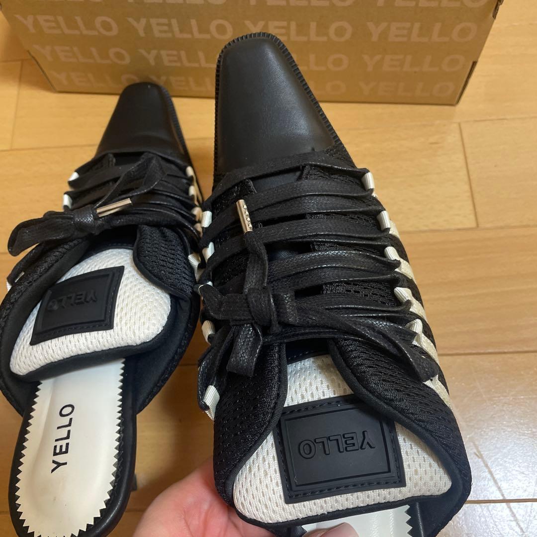 yello スニーカーミュール Lサイズ