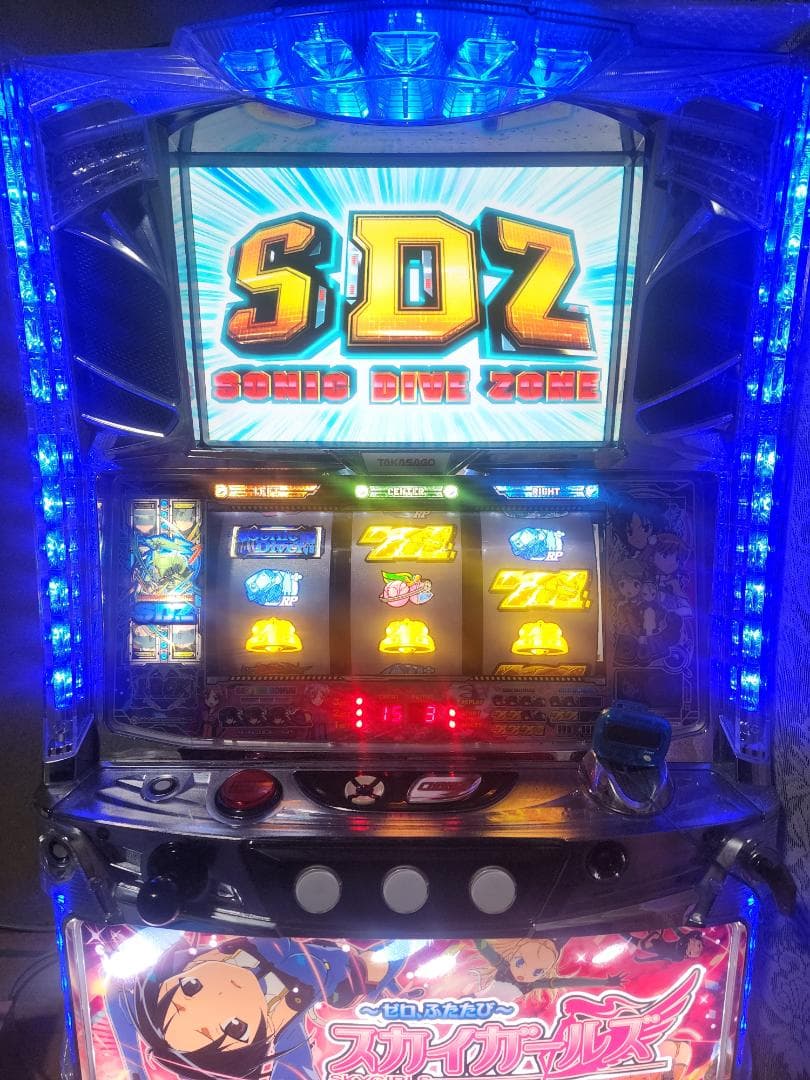 o*5様 5号機パチスロ実機　スカイガールズ～ゼロふたたび～　不要機付