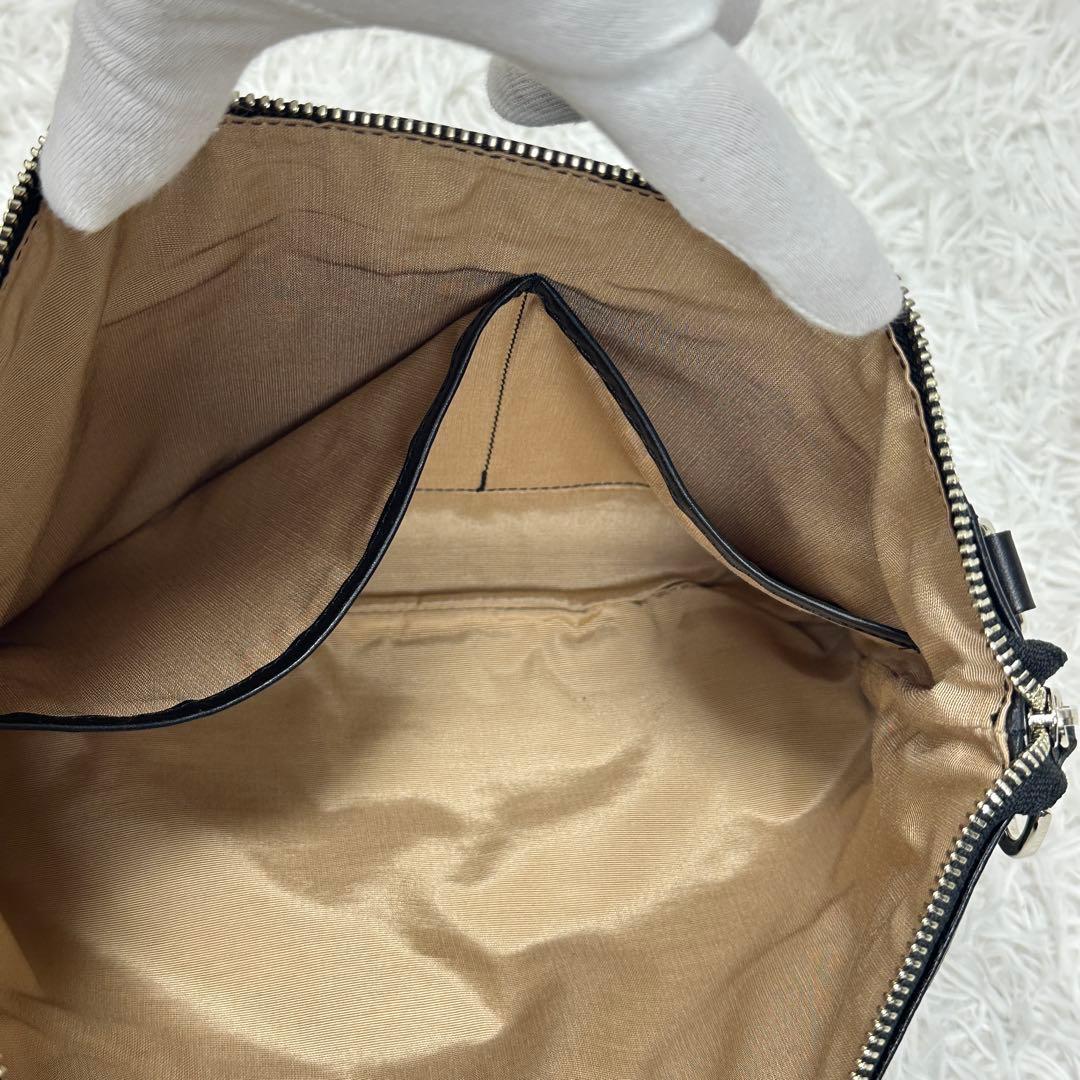 美品【SOMÈS】2way ショルダーバッグ 本革 レザー ロゴ型押し 日本製