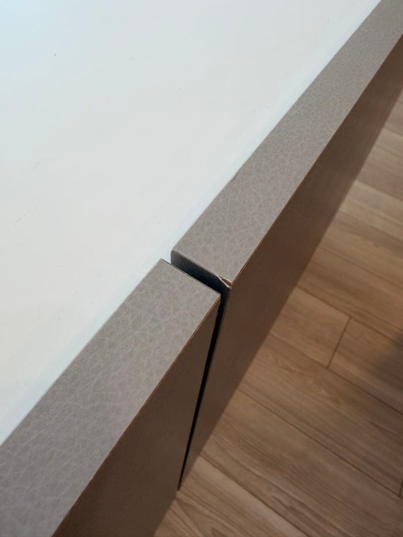 【LOWYA】グレーキャビネット サイドボード 幅120cm 日本製