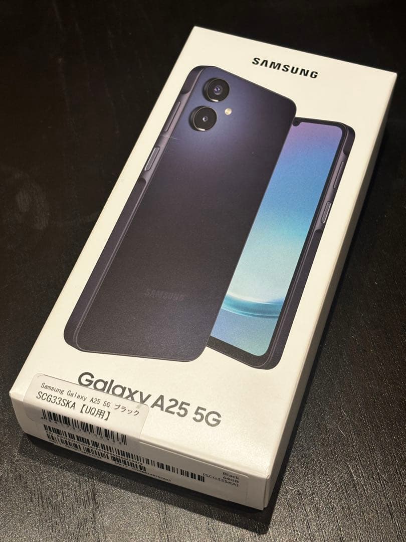 【新品未使用】 Samsung Galaxy A25 5G ブラック