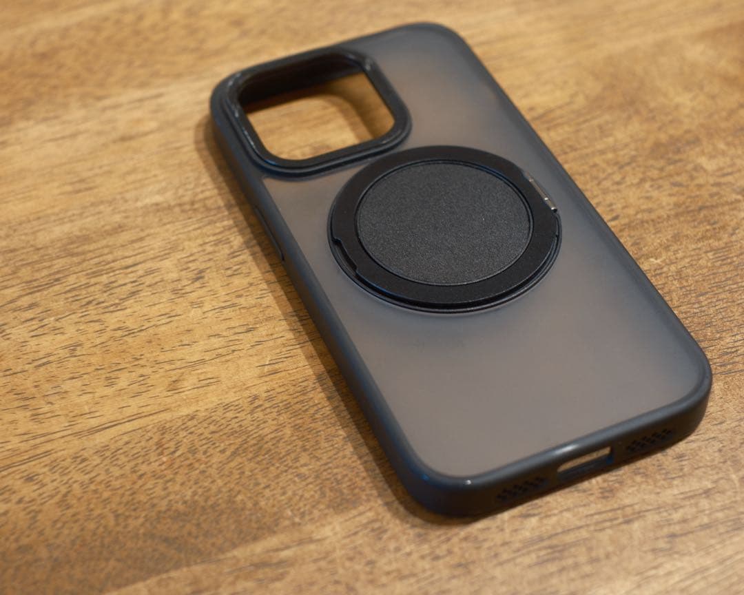 iPhone 14 Pro ケース付き　バッテリー交換済み　強化ガラスフィルム