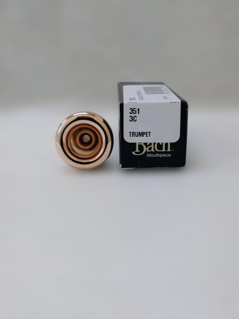 Bach トランペットマウスピース　3C　ピンクゴールド