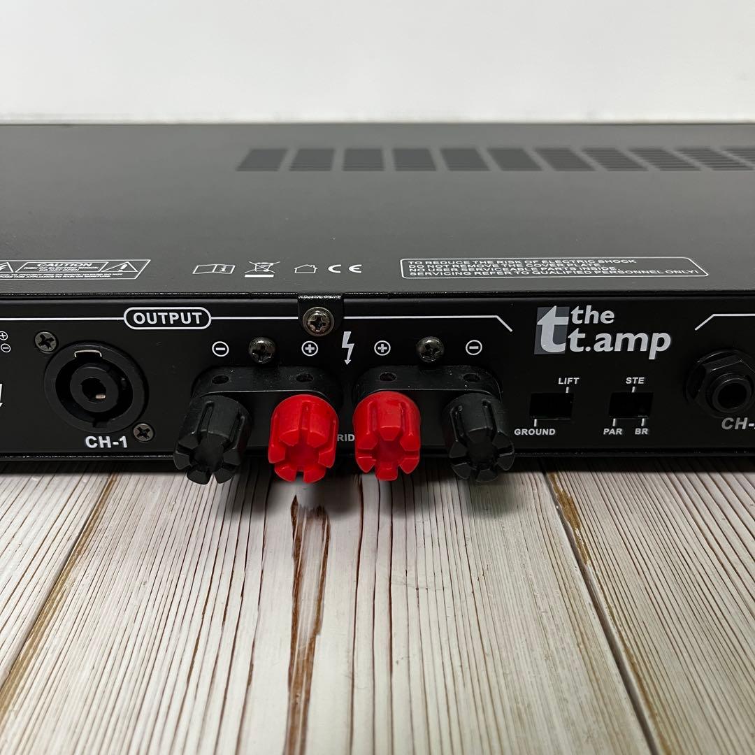 ドイツ製　業務用パワーアンプ　thomann S-75mk2