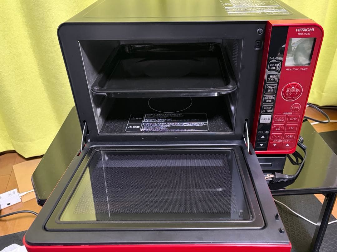 日立 ヘルシーシェフ MRO-JT232 スチームオーブンレンジ(23L)レッド