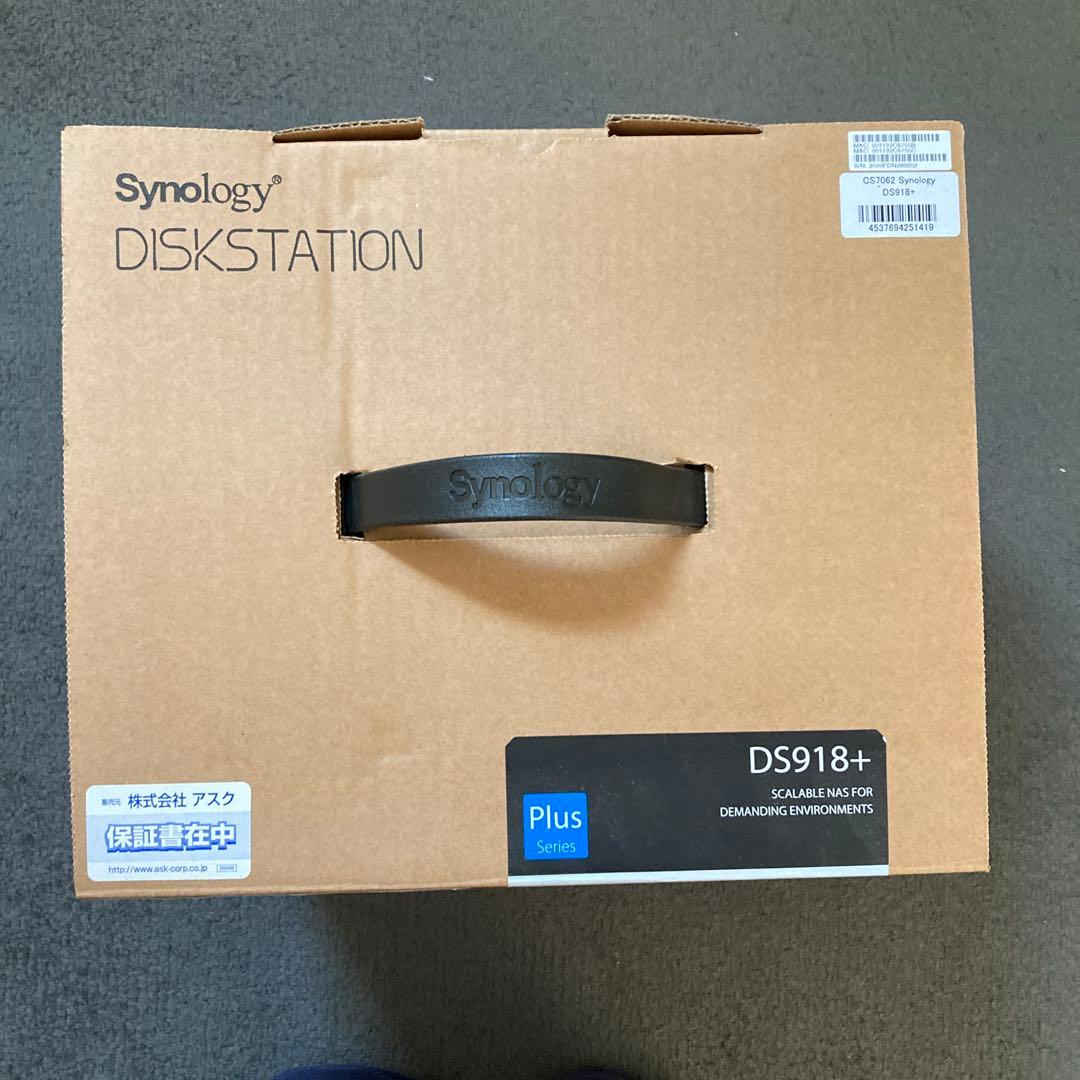 Synology DiskStation DS918+ 4ベイ オールインワン