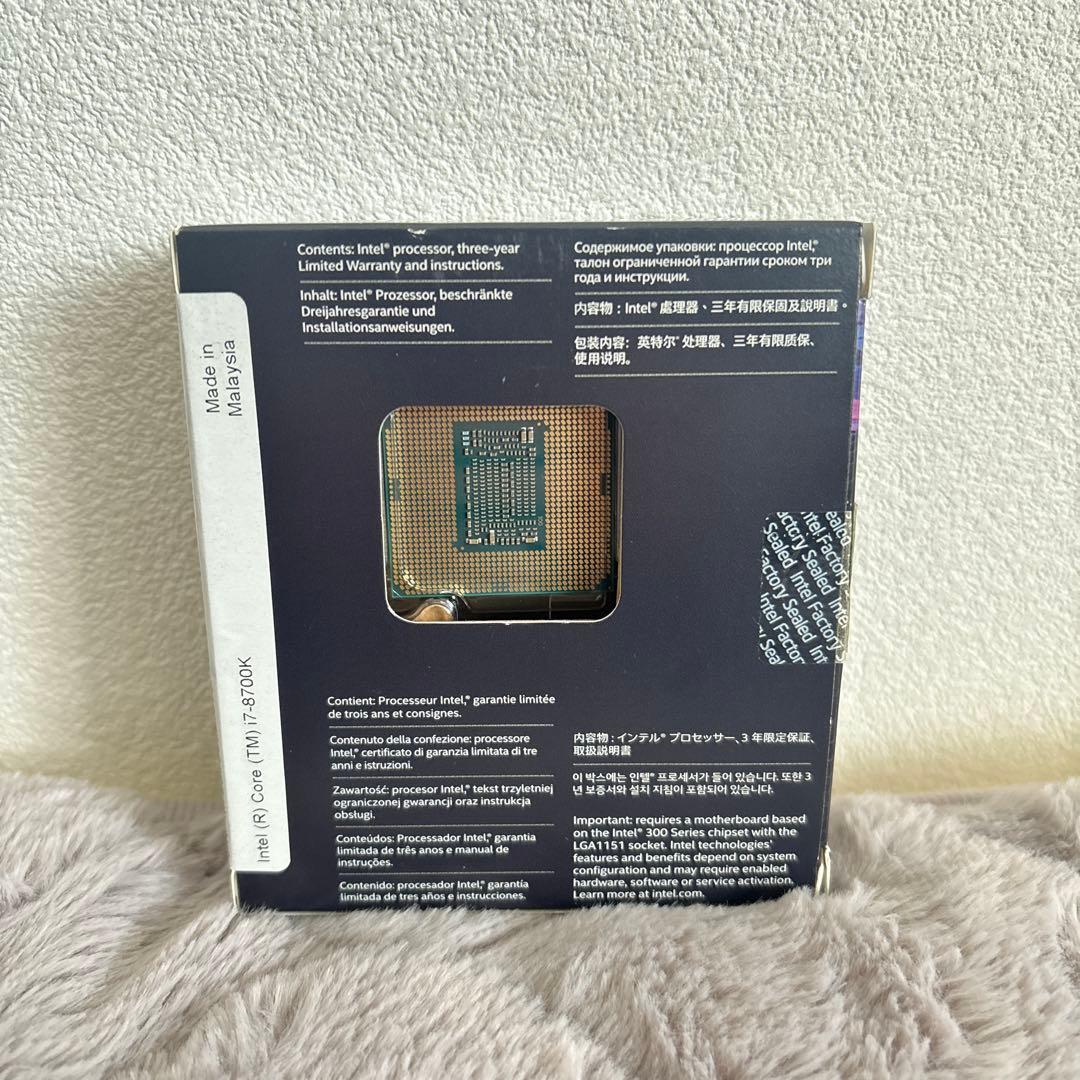 インテル Intel CPU CORE i7-8700K LGA1151