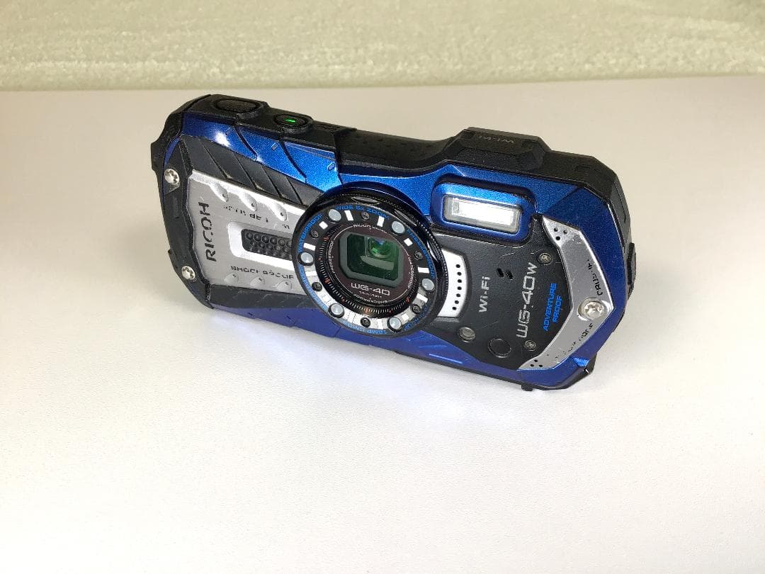リコー RICOH WG-40W 防水デジタルカメラ ブルー