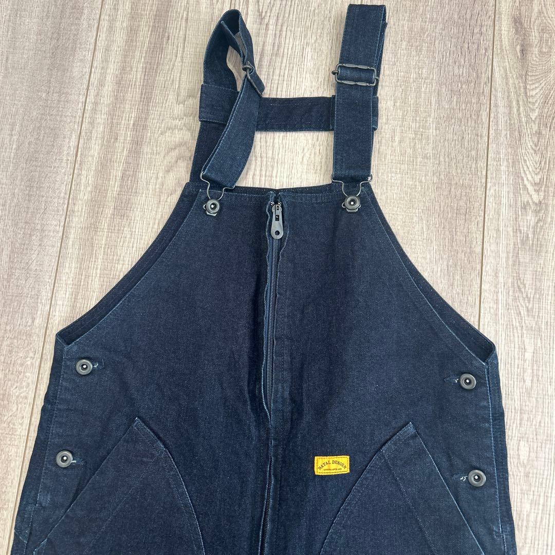 NATAL DESIGN ダークブルー オーバーオール