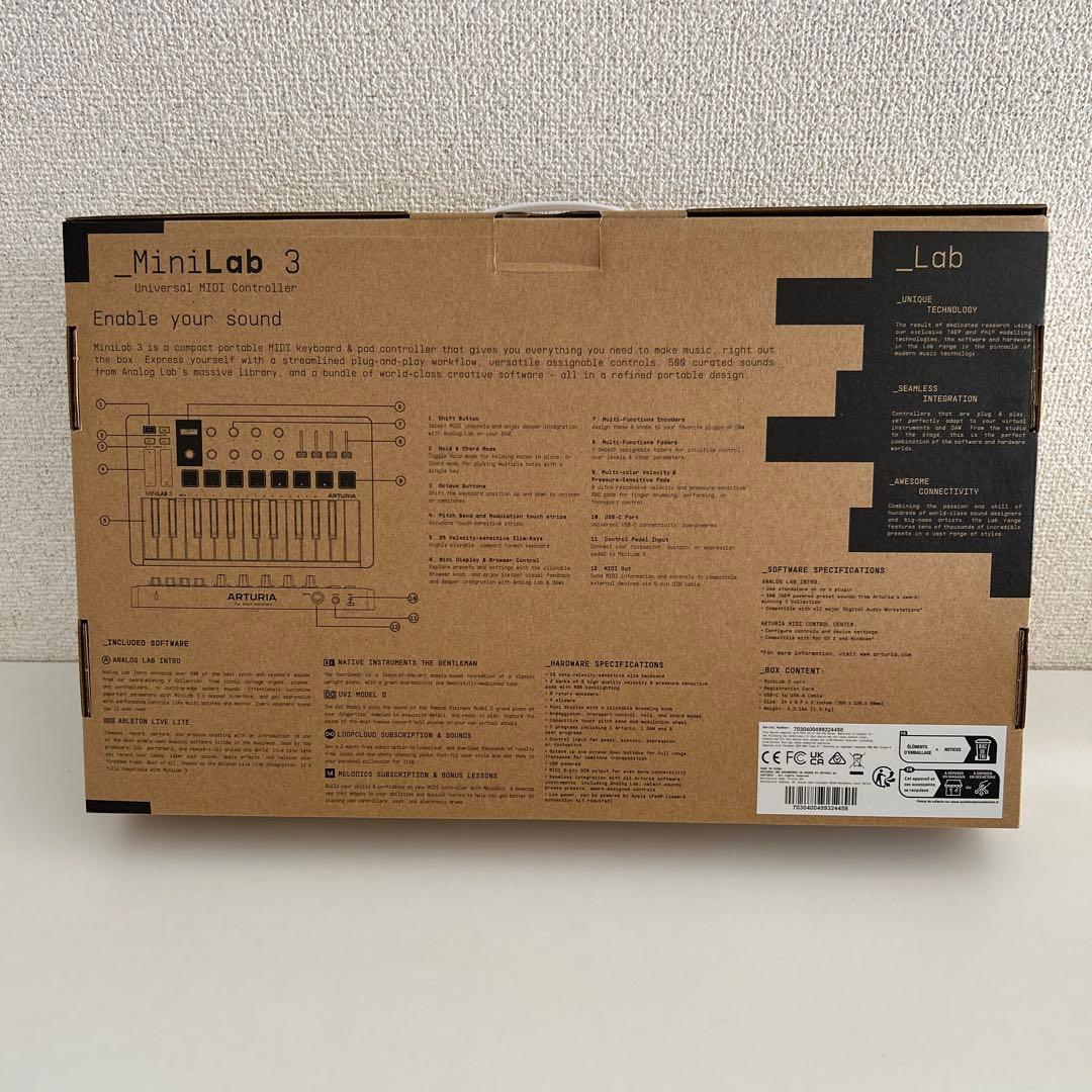 【美品】ARTURIA MiniLab3 MIDIキーボード　DTM アートリア