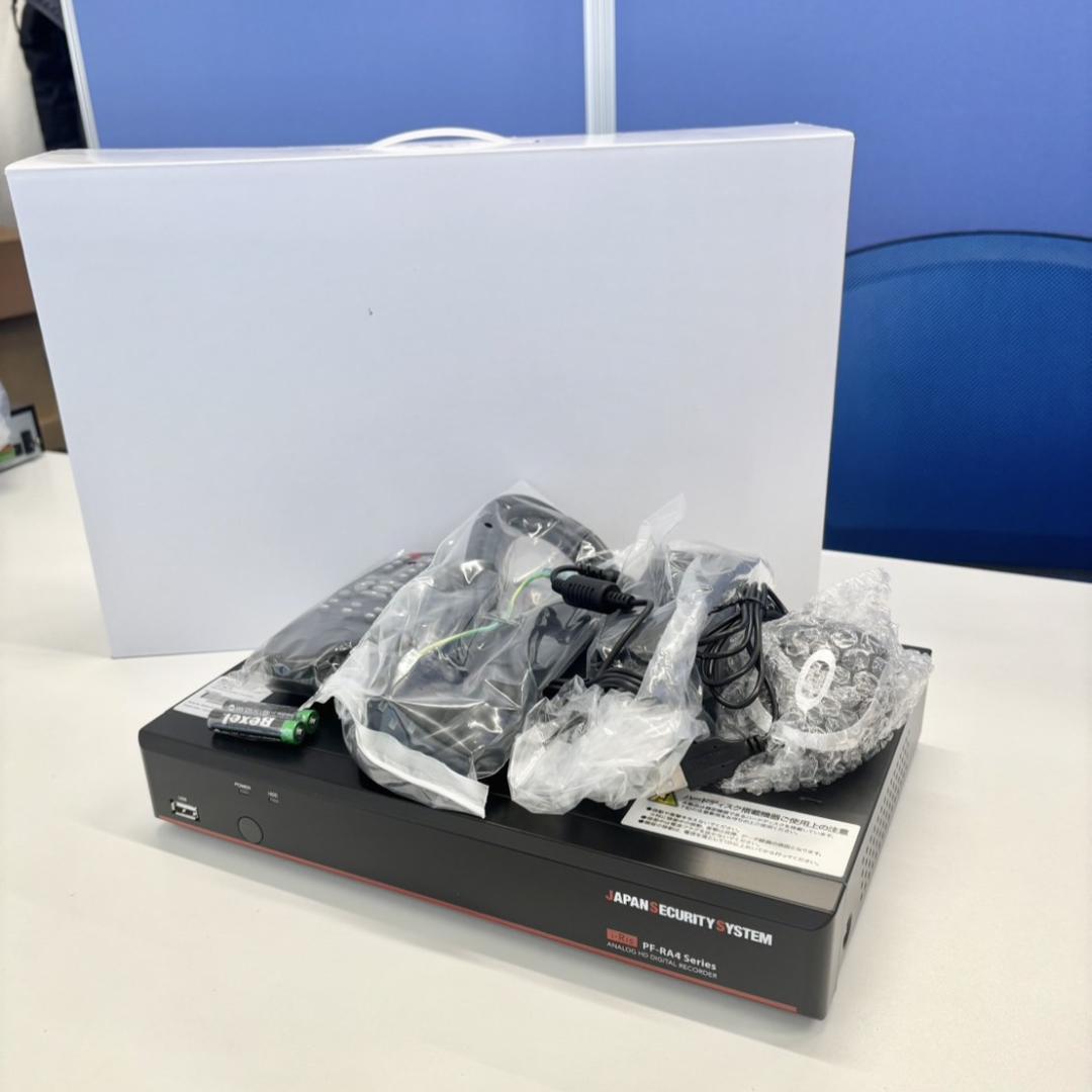 日本防犯システム デジタルレコーダ PF-RA404 防犯カメラレコーダー
