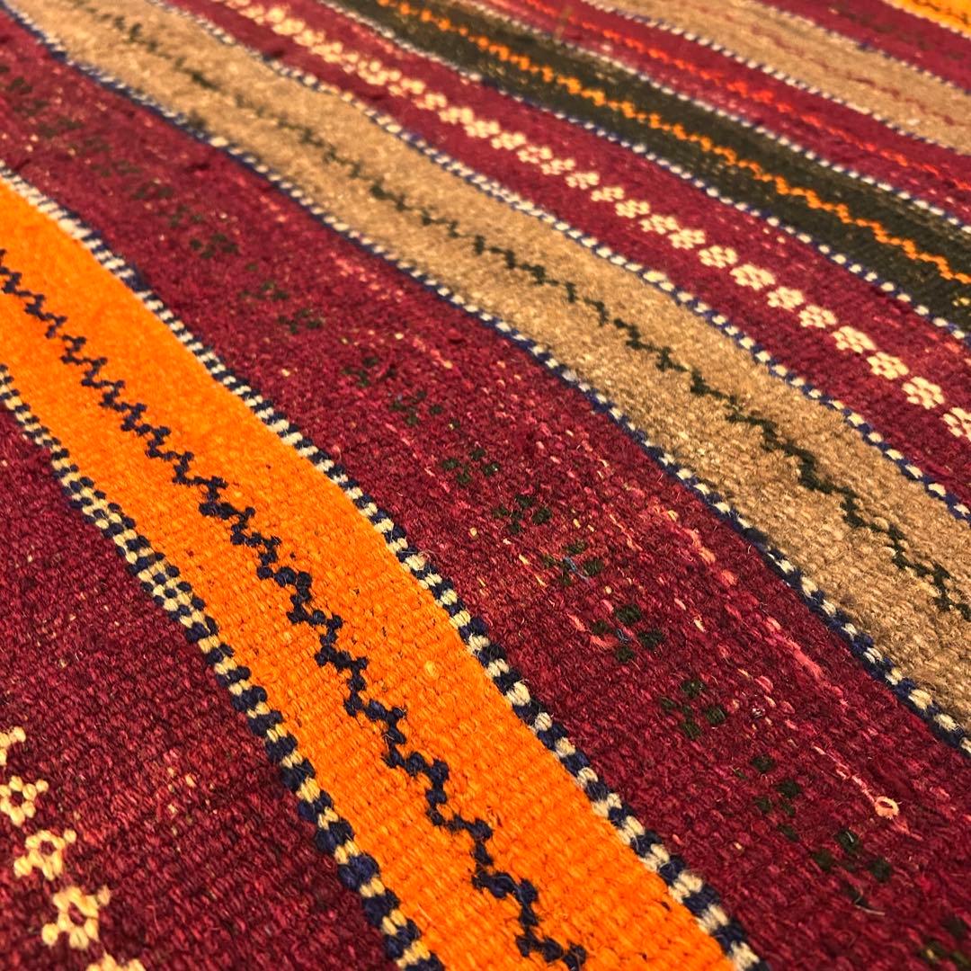 【1980's vintage】291cm × 146cm 大判ビンテージラグ