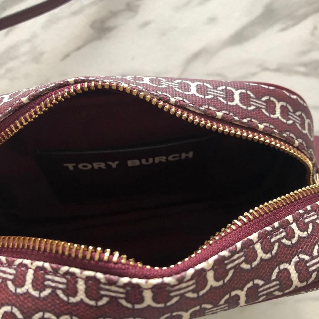 【新品未使用】TORY BURCH バーガンディ ショルダーバッグ