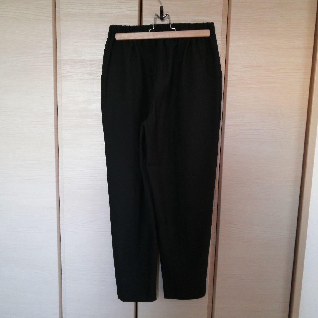 OUR 洗える裏起毛のあったかテーパードパンツ